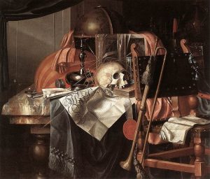 францискус Гейсбрехт ванитас с музыкальрными инструментами